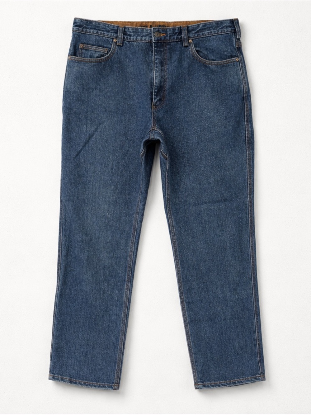 Duluth Trading Co Mens Flex Ballroom Jeans Fleece Lined 40x32 Work Wear Durable